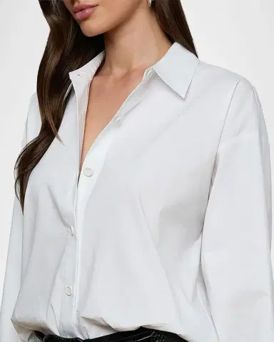 L'AGENCE Rylie Relaxed Button-Front Shirt | Thumbnail 5 L'AGENCE Rylie Relaxed Button-Front Shirt | Thumbnail 5