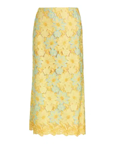 Milly Alani Floral Midi Skirt | Thumbnail 1 Milly Alani Floral Midi Skirt | Thumbnail 1