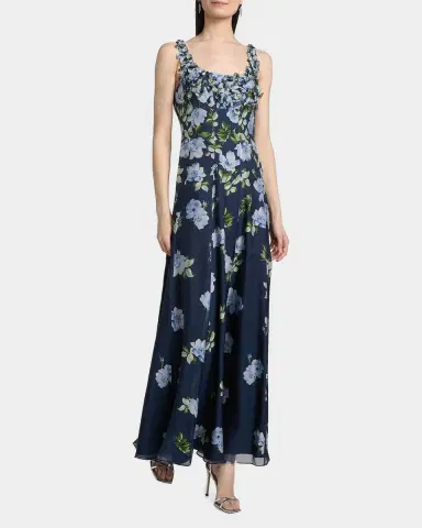 SACHIN BABI Indira Embellished Floral Gown | Thumbnail 2 SACHIN BABI Indira Embellished Floral Gown | Thumbnail 2