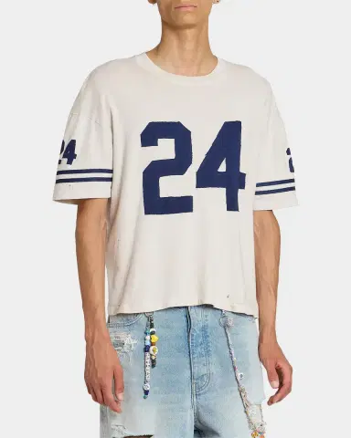 Nahmias Men's Daydreaming Uniform 24 Cotton Boxy T-Shirt | Thumbnail 4 Nahmias Men's Daydreaming Uniform 24 Cotton Boxy T-Shirt | Thumbnail 4