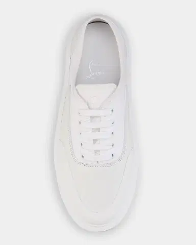 Christian Louboutin Tactical Skate Cotton-Leather Low Top Sneakers | Thumbnail 4 Christian Louboutin Tactical Skate Cotton-Leather Low Top Sneakers | Thumbnail 4