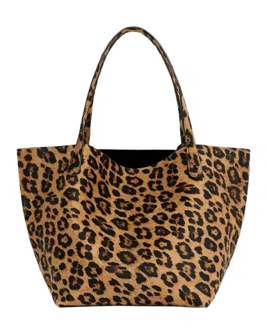 Mansur Gavriel Everyday Soft Leopard-Print Calf Hair Tote Bag | Thumbnail 1 Mansur Gavriel Everyday Soft Leopard-Print Calf Hair Tote Bag | Thumbnail 1