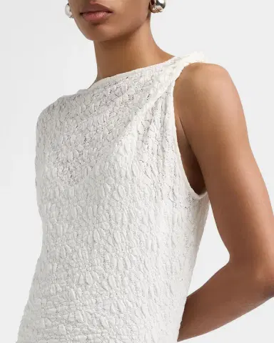 Proenza Schouler White Label Astra Ruched Cotton-Blend A-Line Midi Dress | Thumbnail 3 Proenza Schouler White Label Astra Ruched Cotton-Blend A-Line Midi Dress | Thumbnail 3