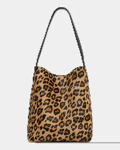 Mansur Gavriel Everyday Leopard-Print Calf Hair Basket Bag | Thumbnail 2 Mansur Gavriel Everyday Leopard-Print Calf Hair Basket Bag | Thumbnail 2