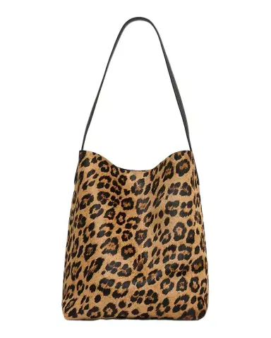 Mansur Gavriel Everyday Leopard-Print Calf Hair Basket Bag | Thumbnail 1 Mansur Gavriel Everyday Leopard-Print Calf Hair Basket Bag | Thumbnail 1