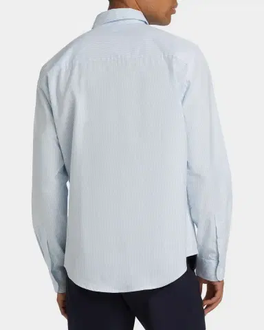 AMI PARIS Men's Classic Striped Wool Oxford Shirt | Thumbnail 3 AMI PARIS Men's Classic Striped Wool Oxford Shirt | Thumbnail 3