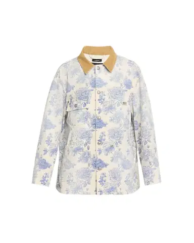 R13 Corduroy-Collar Toile Cotton Chore Jacket | Thumbnail 1 R13 Corduroy-Collar Toile Cotton Chore Jacket | Thumbnail 1