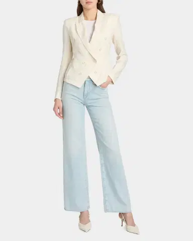 L 'AGENCE Emerson Structured Linen Blazer | Thumbnail 2 L 'AGENCE Emerson Structured Linen Blazer | Thumbnail 2