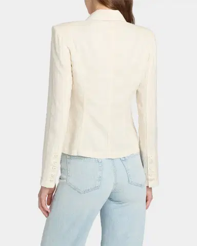 L 'AGENCE Emerson Structured Linen Blazer | Thumbnail 3 L 'AGENCE Emerson Structured Linen Blazer | Thumbnail 3