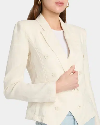 L 'AGENCE Emerson Structured Linen Blazer | Thumbnail 5 L 'AGENCE Emerson Structured Linen Blazer | Thumbnail 5
