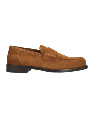 Gianvito Rossi Men's Preppy Suede Penny Loafers | Thumbnail 1 Gianvito Rossi Men's Preppy Suede Penny Loafers | Thumbnail 1