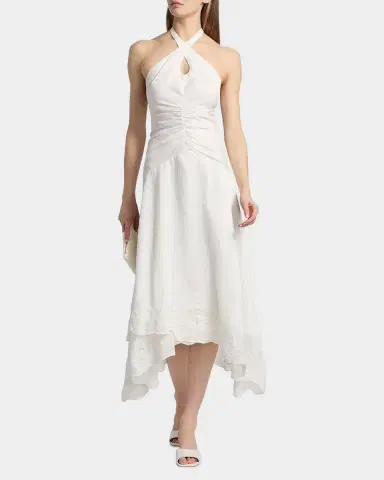 AMUR Romee Embroidered Halter Maxi Dress | Thumbnail 2 AMUR Romee Embroidered Halter Maxi Dress | Thumbnail 2