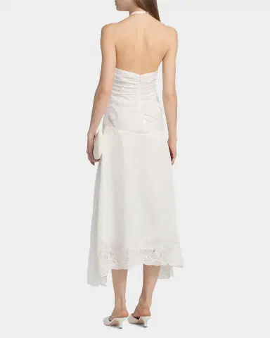AMUR Romee Embroidered Halter Maxi Dress | Thumbnail 3 AMUR Romee Embroidered Halter Maxi Dress | Thumbnail 3
