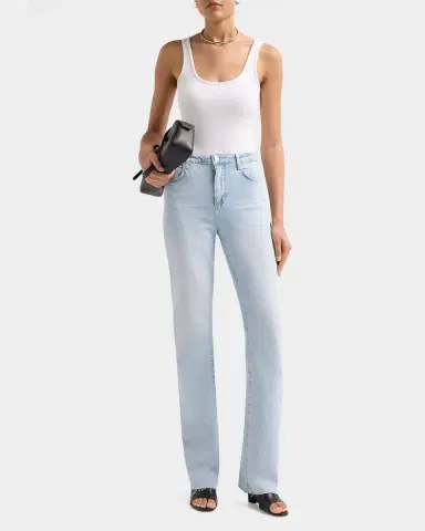 L'AGENCE Ruth High-Rise Straight-Leg Jeans | Thumbnail 2 L'AGENCE Ruth High-Rise Straight-Leg Jeans | Thumbnail 2
