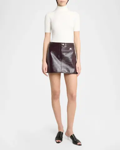 Courrèges Vinyle Reedition Mini Skirt | Thumbnail 2 Courrèges Vinyle Reedition Mini Skirt | Thumbnail 2