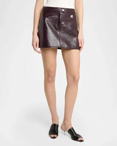 Courrèges Vinyle Reedition Mini Skirt | Thumbnail 4 Courrèges Vinyle Reedition Mini Skirt | Thumbnail 4