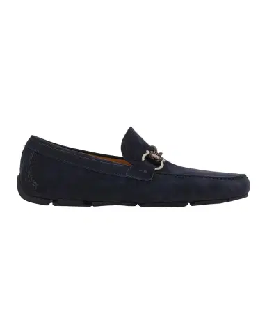 Ferragamo Men's Leather Gancini Driver Loafers | Thumbnail 3 Ferragamo Men's Leather Gancini Driver Loafers | Thumbnail 3