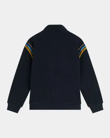 Scotch & Soda Boy's Striped-Sleeve Towelling Jacket | Thumbnail 2 Scotch & Soda Boy's Striped-Sleeve Towelling Jacket | Thumbnail 2