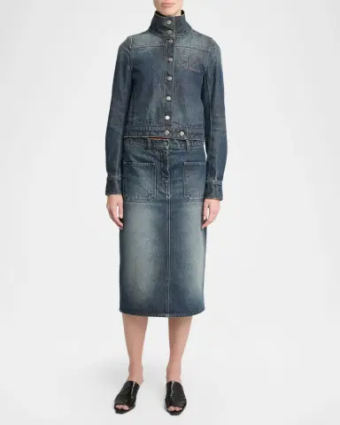 Courrèges Reedition Vintage Denim Jacket | Thumbnail 2 Courrèges Reedition Vintage Denim Jacket | Thumbnail 2