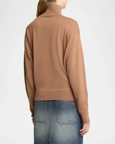 Courrèges Logo Cut-Out Merino Wool Sweater | Thumbnail 3 Courrèges Logo Cut-Out Merino Wool Sweater | Thumbnail 3