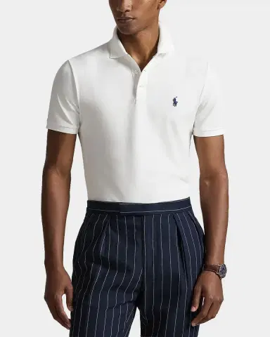 Polo Ralph Lauren Men's Stretch Mesh Polo Shirt | Thumbnail 4 Polo Ralph Lauren Men's Stretch Mesh Polo Shirt | Thumbnail 4