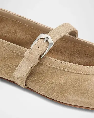 Stuart Weitzman Sai Suede Ballet Flats | Thumbnail 3 Stuart Weitzman Sai Suede Ballet Flats | Thumbnail 3
