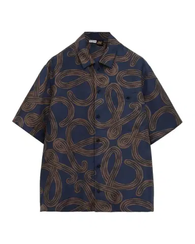 Loewe Men's x Paula's Ibiza Silk Short-Sleeve Shirt | Thumbnail 1 Loewe Men's x Paula's Ibiza Silk Short-Sleeve Shirt | Thumbnail 1