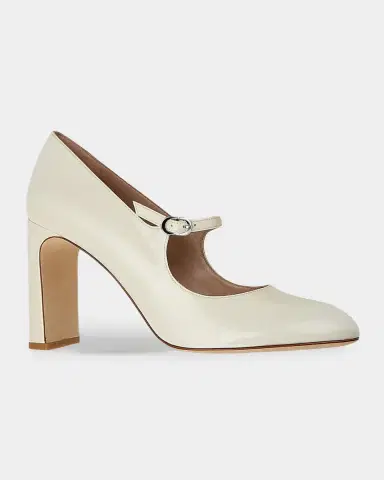 Stuart Weitzman Babette 85MM Patent Leather Mary Janes | Thumbnail 2 Stuart Weitzman Babette 85MM Patent Leather Mary Janes | Thumbnail 2