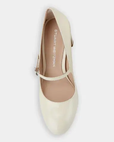 Stuart Weitzman Babette 85MM Patent Leather Mary Janes | Thumbnail 5 Stuart Weitzman Babette 85MM Patent Leather Mary Janes | Thumbnail 5