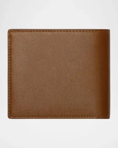 Burberry Men's Pop Check Leather Bifold Wallet | Thumbnail 3 Burberry Men's Pop Check Leather Bifold Wallet | Thumbnail 3