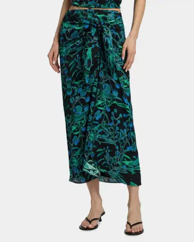 Ungaro Colby Botanical Wrap Midi Skirt | Thumbnail 4 Ungaro Colby Botanical Wrap Midi Skirt | Thumbnail 4