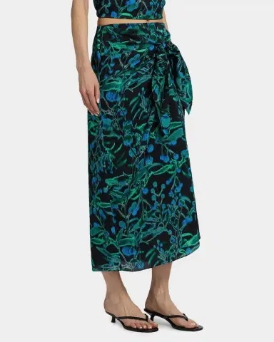 Ungaro Colby Botanical Wrap Midi Skirt | Thumbnail 7 Ungaro Colby Botanical Wrap Midi Skirt | Thumbnail 7