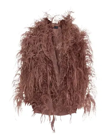 Lapointe Marbled Feathers Open Jacket | Thumbnail 1 Lapointe Marbled Feathers Open Jacket | Thumbnail 1