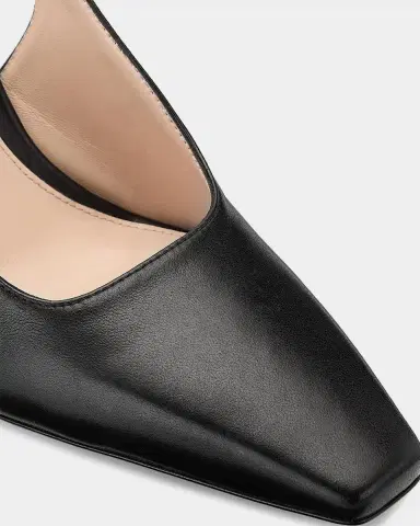 Stuart Weitzman Stassi 85MM Leather Slingback Pumps | Thumbnail 3 Stuart Weitzman Stassi 85MM Leather Slingback Pumps | Thumbnail 3