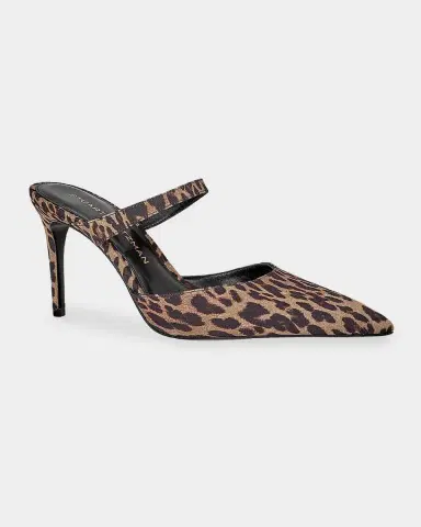 Stuart Weitzman Stuart Power 85MM Leopard-Print Mules | Thumbnail 2 Stuart Weitzman Stuart Power 85MM Leopard-Print Mules | Thumbnail 2