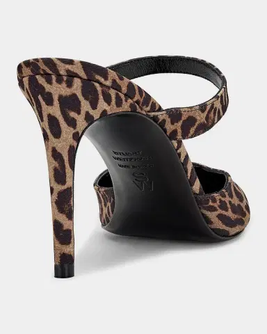 Stuart Weitzman Stuart Power 85MM Leopard-Print Mules | Thumbnail 3 Stuart Weitzman Stuart Power 85MM Leopard-Print Mules | Thumbnail 3