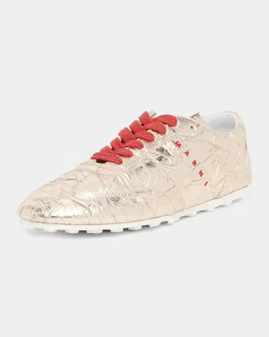 Marni Men's Crinkle Low-Top Sneakers | Thumbnail 5 Marni Men's Crinkle Low-Top Sneakers | Thumbnail 5