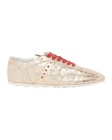 Marni Men's Crinkle Low-Top Sneakers | Thumbnail 1 Marni Men's Crinkle Low-Top Sneakers | Thumbnail 1