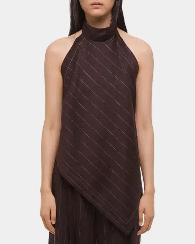 Helmut Lang Halter Scarf Top | Thumbnail 4 Helmut Lang Halter Scarf Top | Thumbnail 4