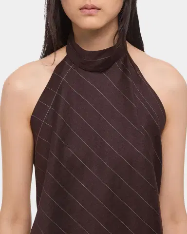 Helmut Lang Halter Scarf Top | Thumbnail 7 Helmut Lang Halter Scarf Top | Thumbnail 7