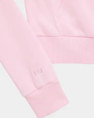 KatieJ NYC Girl's Tween Dylan Cropped Zip-Front Hoodie, Size -XL | Thumbnail 3 KatieJ NYC Girl's Tween Dylan Cropped Zip-Front Hoodie, Size -XL | Thumbnail 3