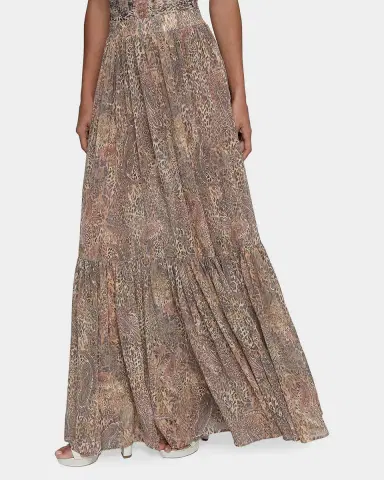 L'AGENCE Ursie Printed Maxi Skirt | Thumbnail 5 L'AGENCE Ursie Printed Maxi Skirt | Thumbnail 5
