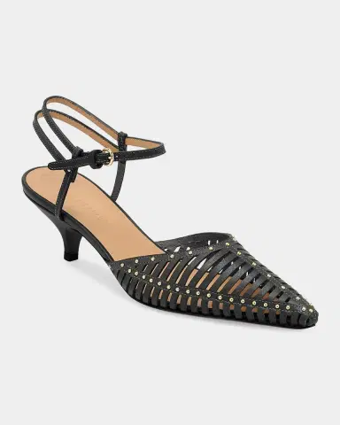Ulla Johnson Francine 50MM Cage Kitten Heel Pumps | Thumbnail 2 Ulla Johnson Francine 50MM Cage Kitten Heel Pumps | Thumbnail 2