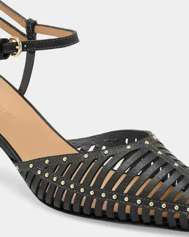 Ulla Johnson Francine 50MM Cage Kitten Heel Pumps | Thumbnail 3 Ulla Johnson Francine 50MM Cage Kitten Heel Pumps | Thumbnail 3