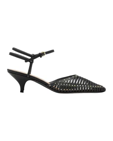 Ulla Johnson Francine 50MM Cage Kitten Heel Pumps | Thumbnail 1 Ulla Johnson Francine 50MM Cage Kitten Heel Pumps | Thumbnail 1