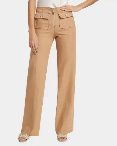 Cinq à Sept Azure Long Patch Pocket Straight-Leg Pants | Thumbnail 4 Cinq à Sept Azure Long Patch Pocket Straight-Leg Pants | Thumbnail 4