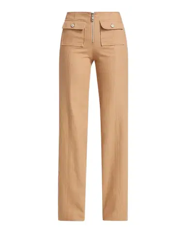 Cinq à Sept Azure Long Patch Pocket Straight-Leg Pants | Thumbnail 1 Cinq à Sept Azure Long Patch Pocket Straight-Leg Pants | Thumbnail 1