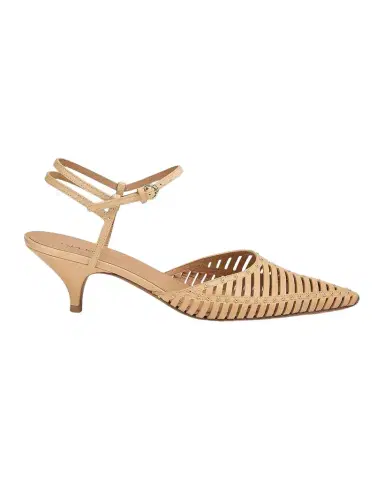 Ulla Johnson Francine 50MM Cage Kitten Heel Pumps | Thumbnail 1 Ulla Johnson Francine 50MM Cage Kitten Heel Pumps | Thumbnail 1