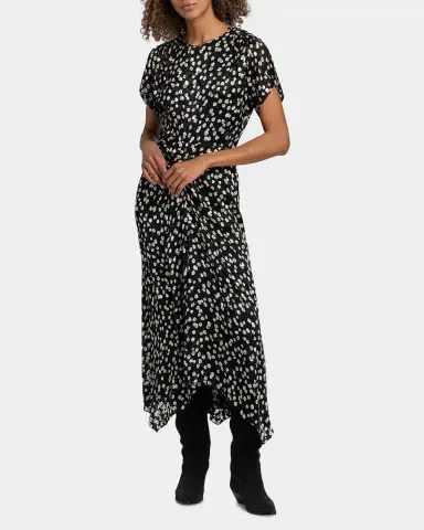 Isabel Marant Herva Floral Cinched Midi Dress | Thumbnail 2 Isabel Marant Herva Floral Cinched Midi Dress | Thumbnail 2