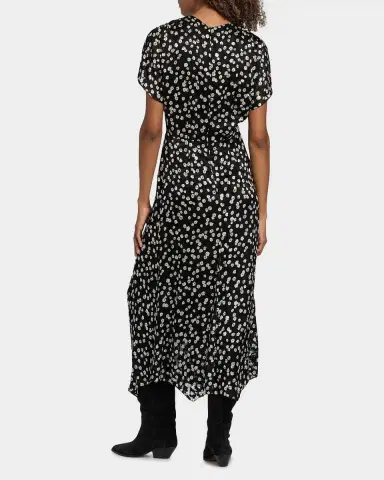 Isabel Marant Herva Floral Cinched Midi Dress | Thumbnail 3 Isabel Marant Herva Floral Cinched Midi Dress | Thumbnail 3